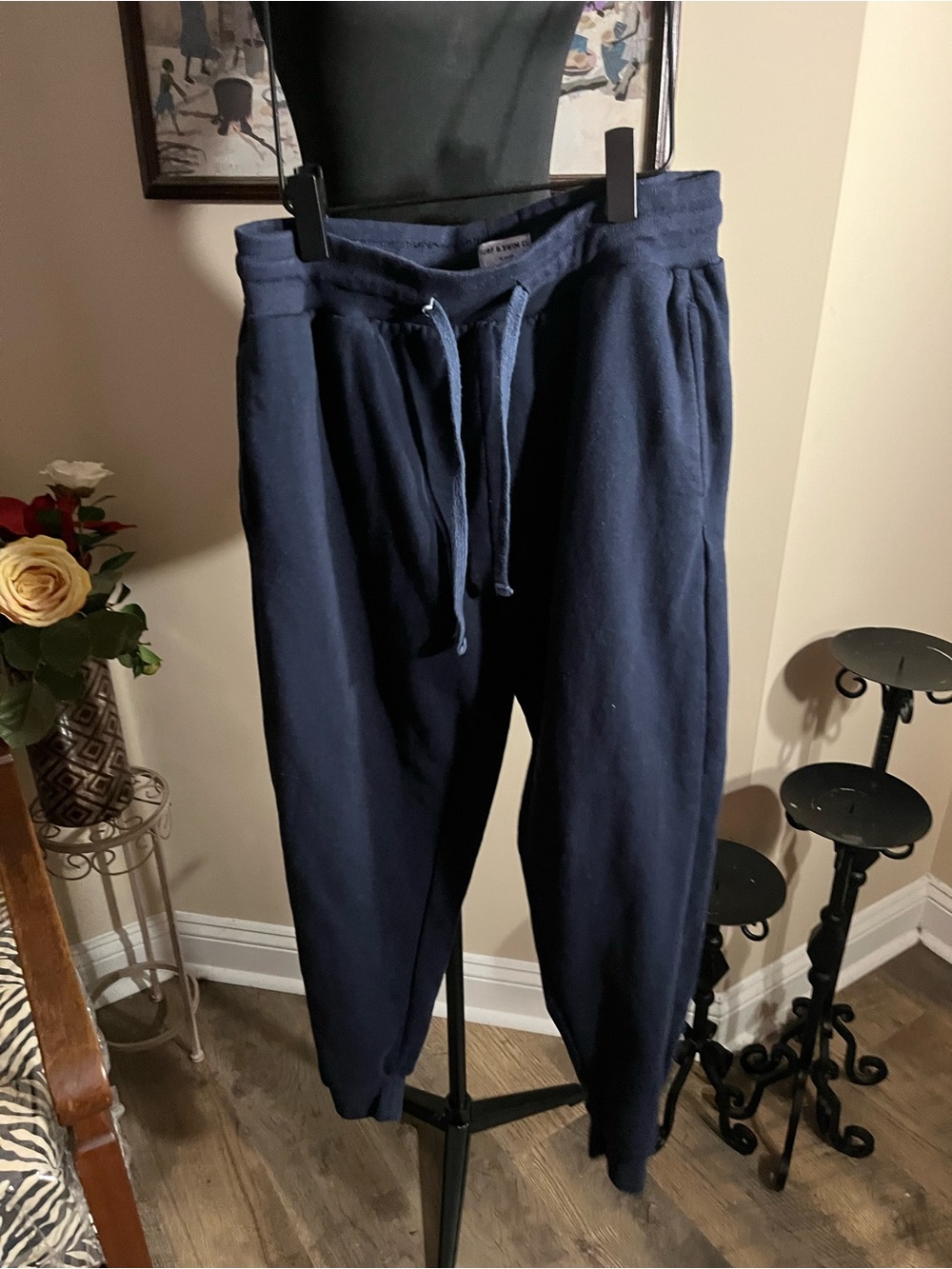 Men's Navy Drawstring Jogger Pants - Surf & Swin Co.